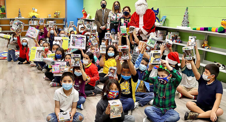 Spreading holiday cheer with annual toy drive, distribution