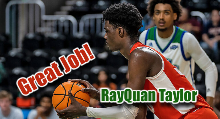 Taylor Earns Freshman of The Week Honors