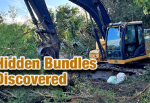 Marijuana Bundles Discovered During Brush Clearing