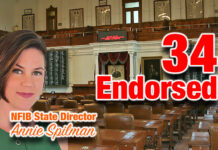 34 TX Legislative Candidates Earn Small Business Endorsement