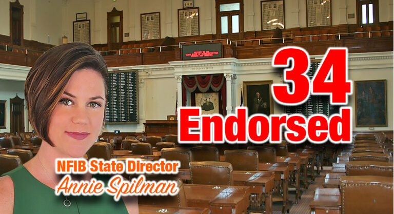 34 TX Legislative Candidates Earn Small Business Endorsement