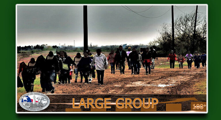 Large Numbers of Migrants Encountered
