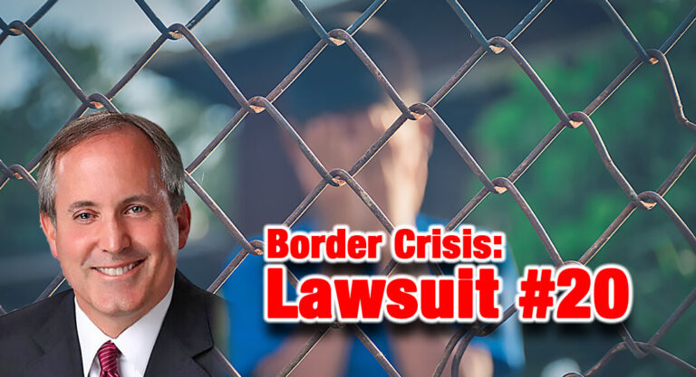 Paxton Launches 9th Border-Crisis Lawsuit Against Biden Administration