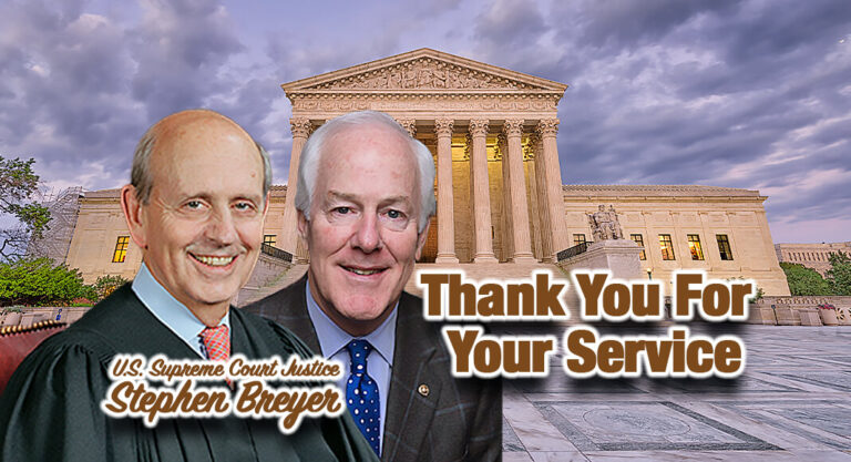 Cornyn Statement on Justice Breyer Announcement
