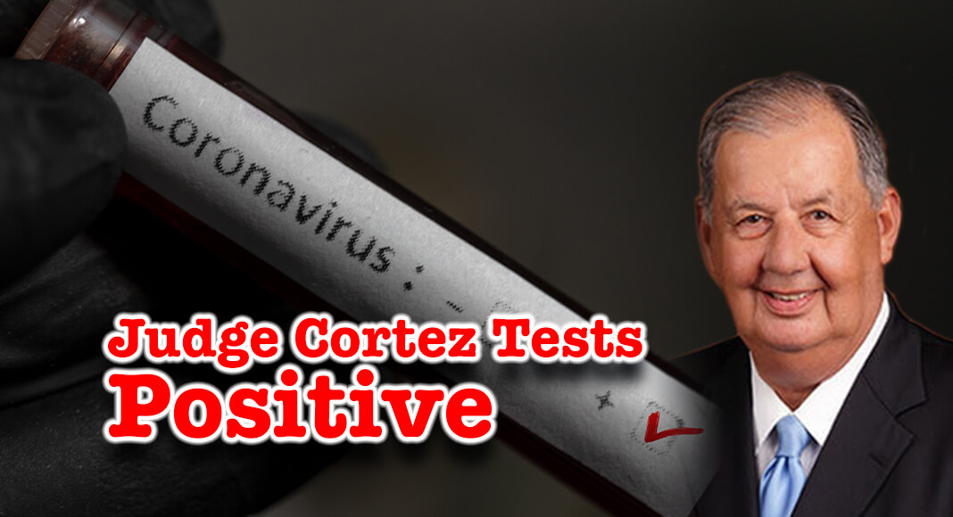 During routine testing, Hidalgo County Judge Richard F. Cortez tested positive for COVID-19 Tuesday morning. Image for illustration purposes.
