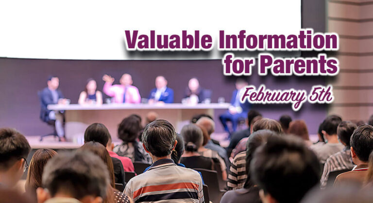 Parent Symposium offering information-rich sessions
