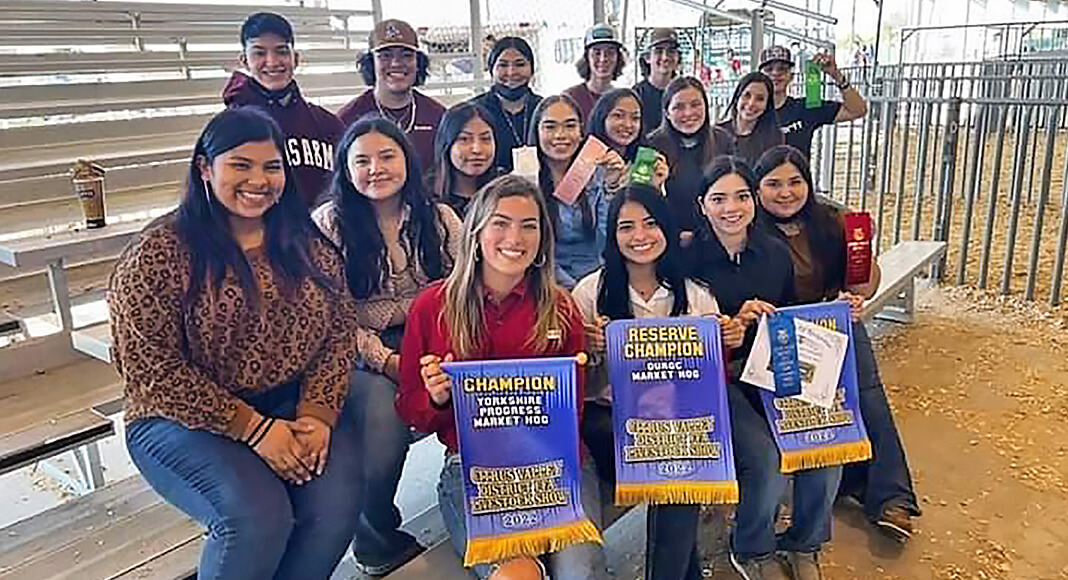 The Mission High School Future Farmers of America program brought home the bacon recently after successfully participating in the Citrus Valley District FFA Livestock Show on Jan.13-14 in Mercedes, TX. Courtesy Image