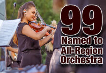 99 Students named to All-Region Orchestra