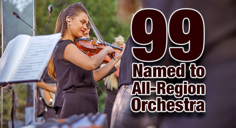 99 Students named to All-Region Orchestra