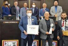 Council Recognizes a Local Football Coach and an Animal Control Officer