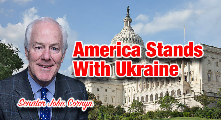￼Cornyn Statement on Russian Invasion of Ukraine