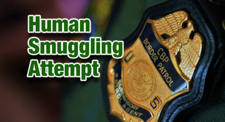 Agents Stop a Human Smuggling Attempt 