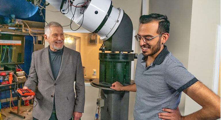 First Students Working Toward Doctorate in Physics