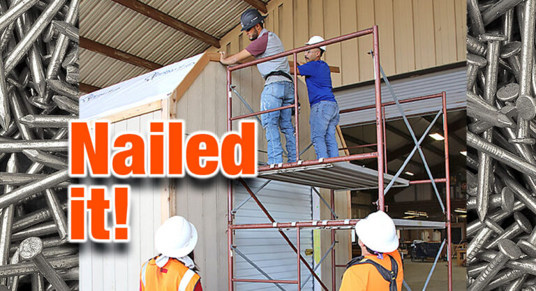 Building Construction Technology Instructor Emphasizes Skills Needed for Success