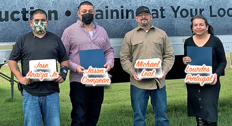 Welding Students Earn NCCER Certificates