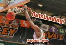 Taylor Earns Men’s Basketball Freshman of The Week Honors