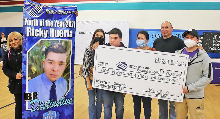 Ricardo Huerta Named Local Youth of the Year 2021