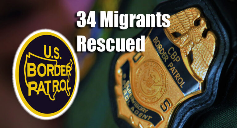 34 migrants rescued from oxygen restricted containers 