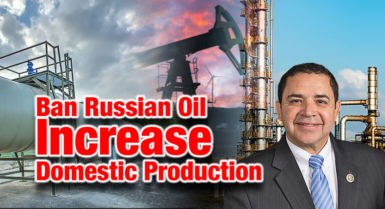 Ban Russian Oil & Increase Domestic Energy Production