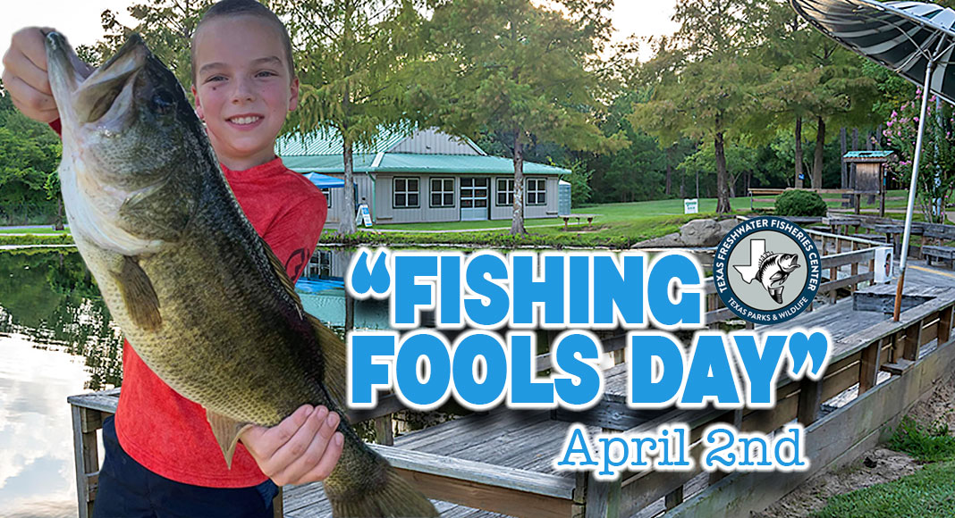 The Texas Freshwater Fisheries Center (TFFC) is the perfect place to kick off the month of April with “Fishing Fools Day,” an event celebrating all things fishing. It will be held from 9 a.m. to 2 p.m., Saturday, April 2 at the TFFC in Athens. Image Source:  Facebook