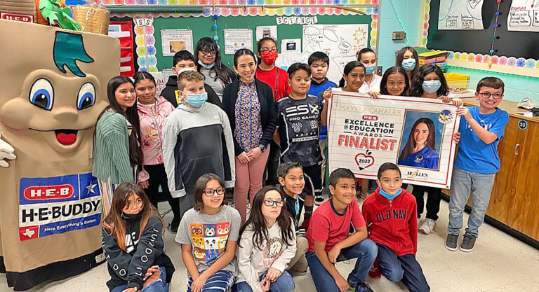 McAllen ISD teacher named state finalist for H-E-B award 