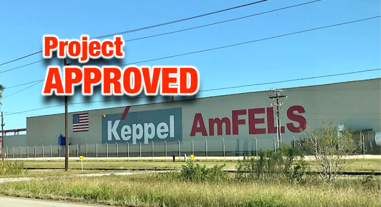 Texas Enterprise Zone Project Secured for Keppel AmFELS, Inc. 