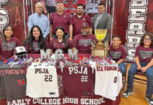 Two athletes sign to continue playing at collegiate level