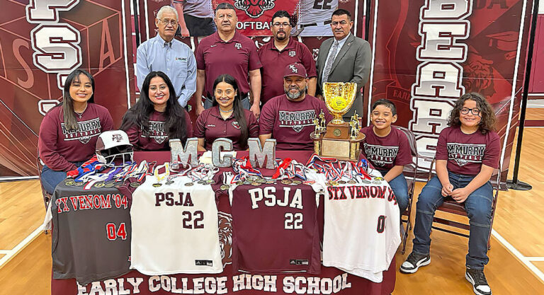 Two athletes sign to continue playing at collegiate level