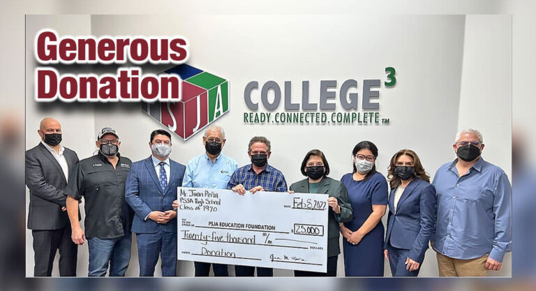 Alum donates $25,000 to PSJA Education Foundation