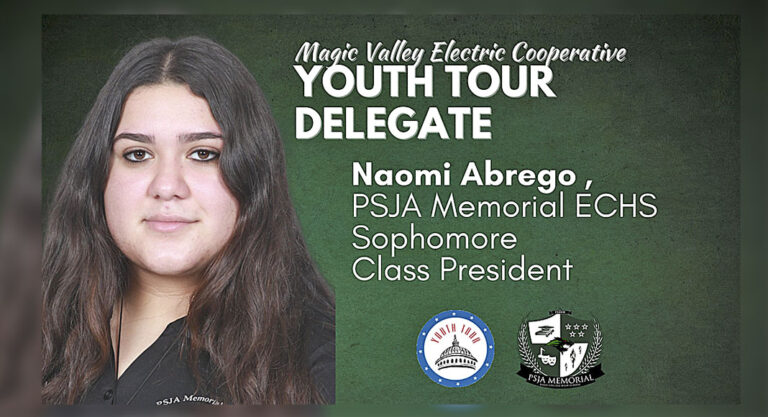 Sophomore selected for 2022 Magic Valley Youth Tour Program  