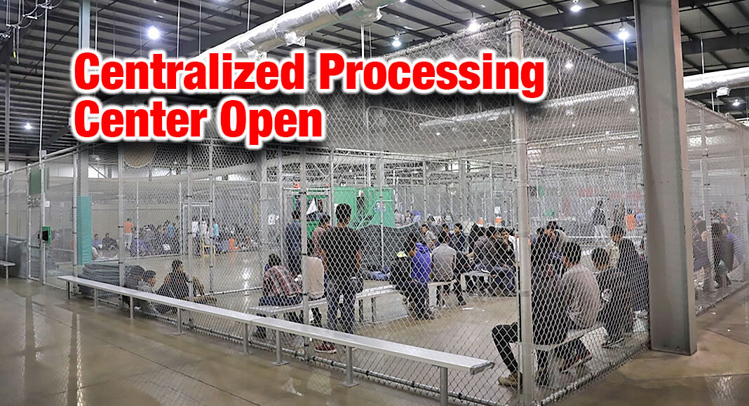 U.S. Customs and Border Protection (CBP) has reopened the Rio Grande Valley Centralized Processing Center (CPC) in McAllen, Texas after extensive renovations that dramatically improved CBP’s ability to process migrants encountered at the border in a safe, orderly, and humane manner. Dvids / USCBP Image