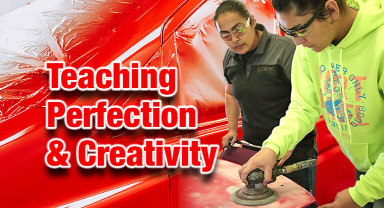 Alumna’s industry expertise shines in Auto Collision and Management Technology program