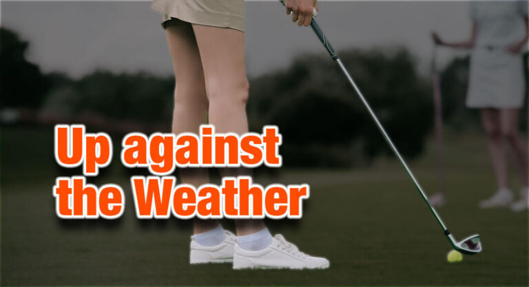 Women’s Golf Battles Through the Elements 
