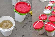 Officers Seize 548 Pounds of Liquid Meth