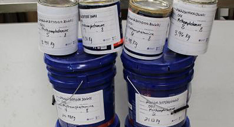 Officers Seize Over $4M Worth of Methamphetamine