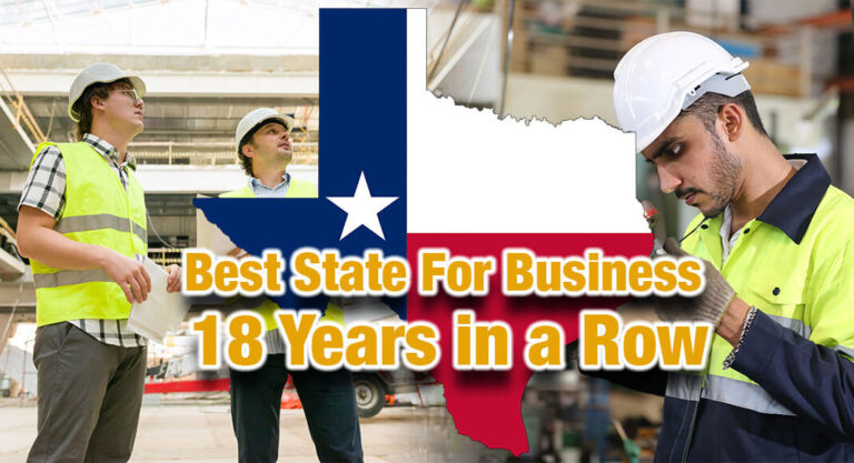 Texas Named Best State for Business by CEO Magazine for Record-Shattering 18th Year in A Row