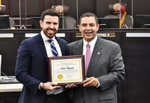 Elizondo recipient of the Congressional Certificate of Recognition