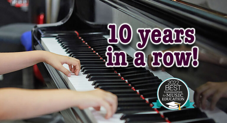 District named National Best Community for Music Education