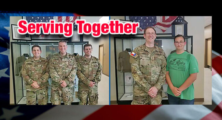 Families serving together to help Texas