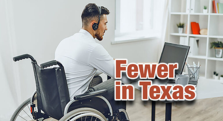 Texas No. 12 Lowest Disability Rate as Number of Disabled Americans Eclipses 40 Million