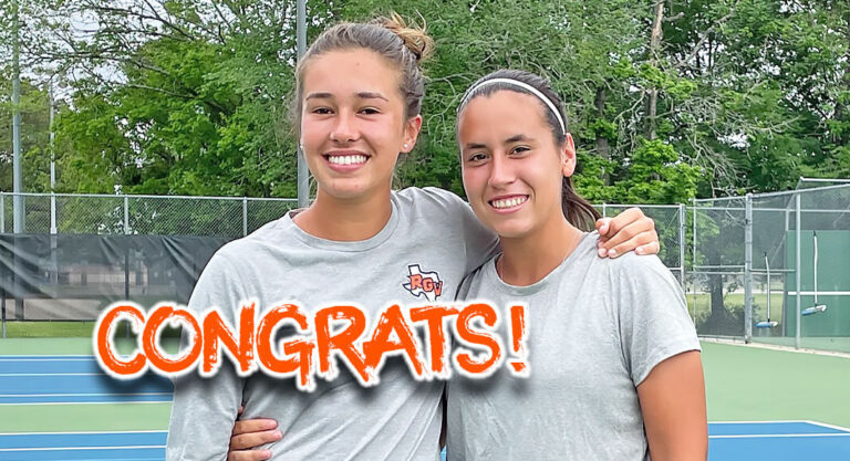 Women’s Tennis Freshmen Souza and Martinez Earn All-WAC Second Team Honors