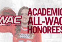 Student-Athletes Earn 64 Fall And Winter Academic All-WAC Honors