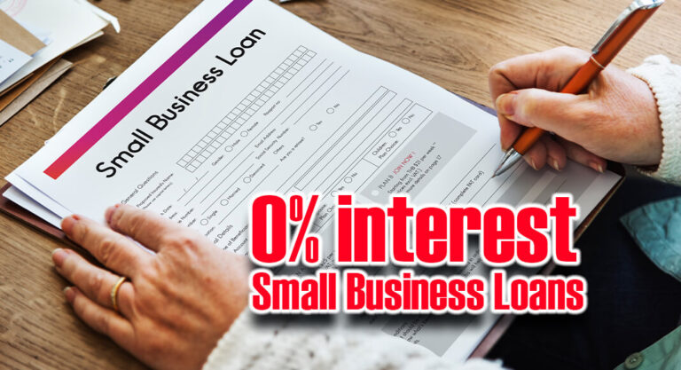 Interest-free loans to support small businesses