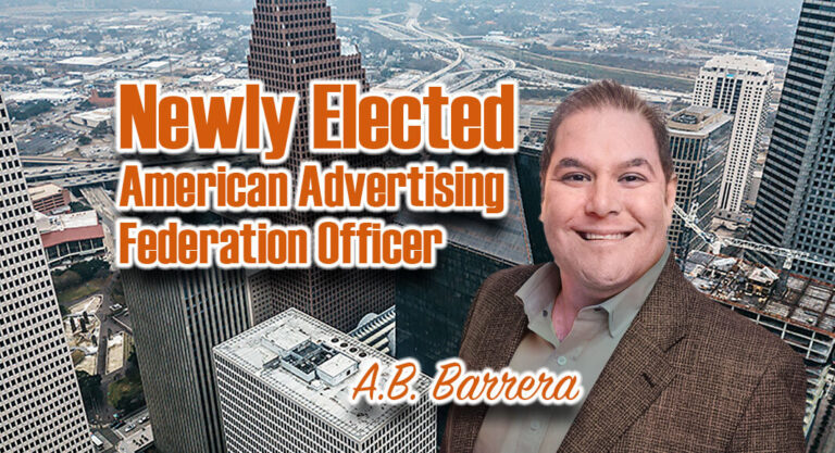 A.B. Barrera Elected 2nd Lt. Governor for American Advertising Federation’s District 10 