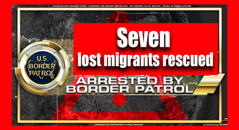 Seven lost migrants rescued 