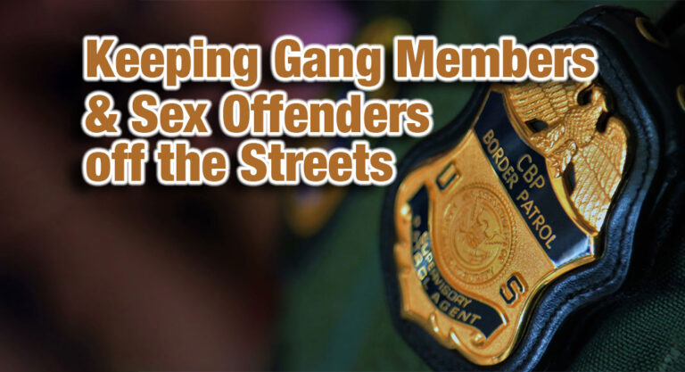Keeping Gang Members & Sex Offenders Off the Streets