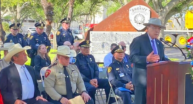 Senator Juan “Chuy” Hinojosa was the keynote speaker at the 2022 Police Officer Memorial ceremony in Corpus Christi