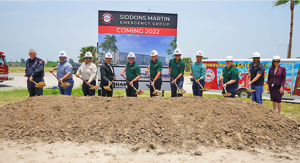 Edinburg EDC Breaks Ground on Two Projects at North Industrial Park