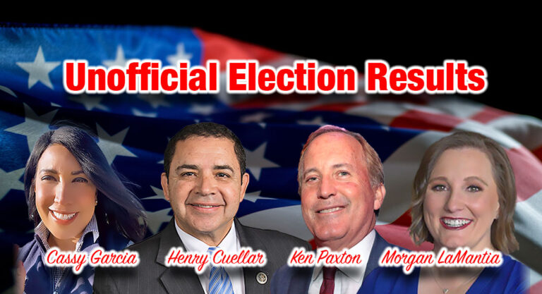 Unofficial Election results for May 24th
