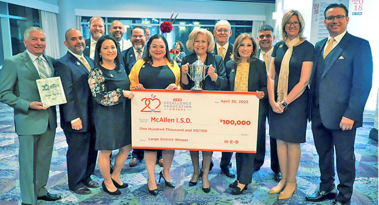Best In Texas! McAllen ISD Named Best Large District In State Awards